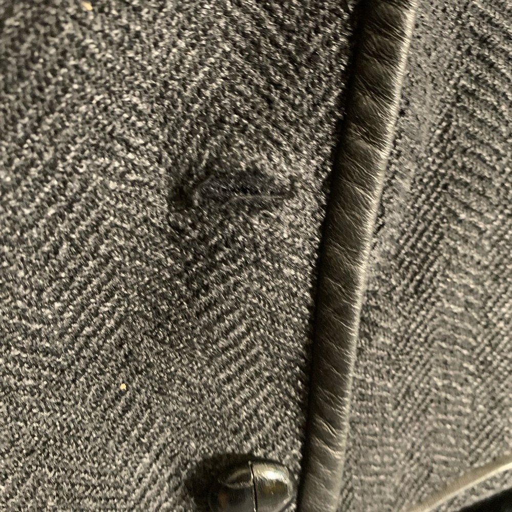 Isabel Marant Womens Etoile Tweed Herringbone Linen Blend Blazer Jacket Size 6 - Picture 7 of 10